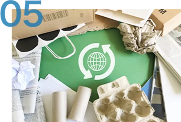 地球環境を意識したリサイクルのイメージ